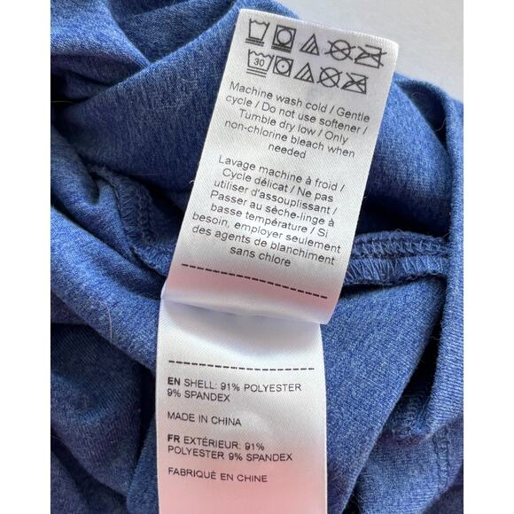 UNTUCKIT Men’s Short Sleeve Blue Stretch Golf Performance Polo Shirt Size XL - Picture 6 of 12